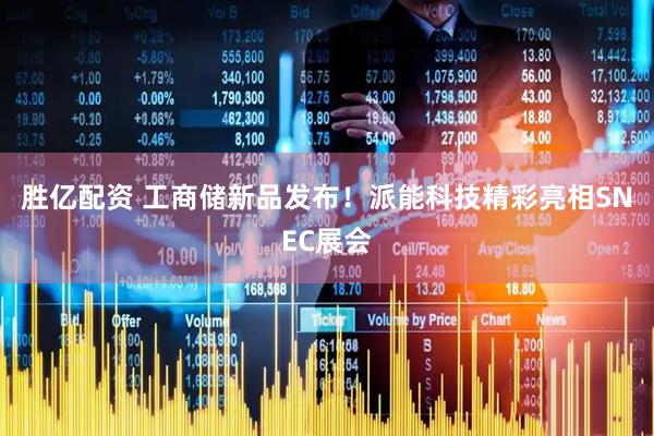 胜亿配资 工商储新品发布！派能科技精彩亮相SNEC展会