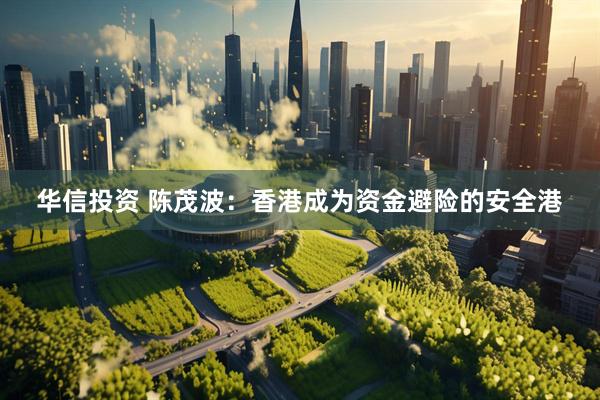 华信投资 陈茂波：香港成为资金避险的安全港